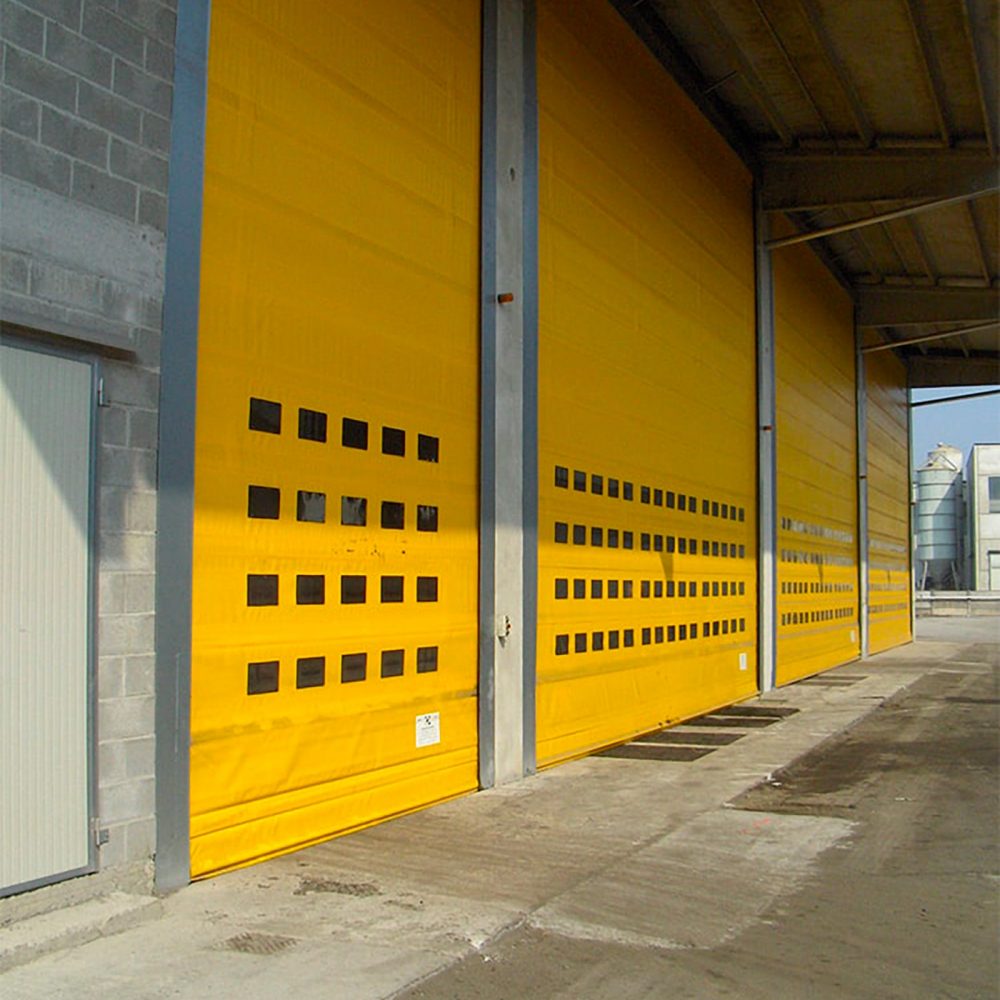Porta industriale impacchettamento rapido Dapbig gialla
